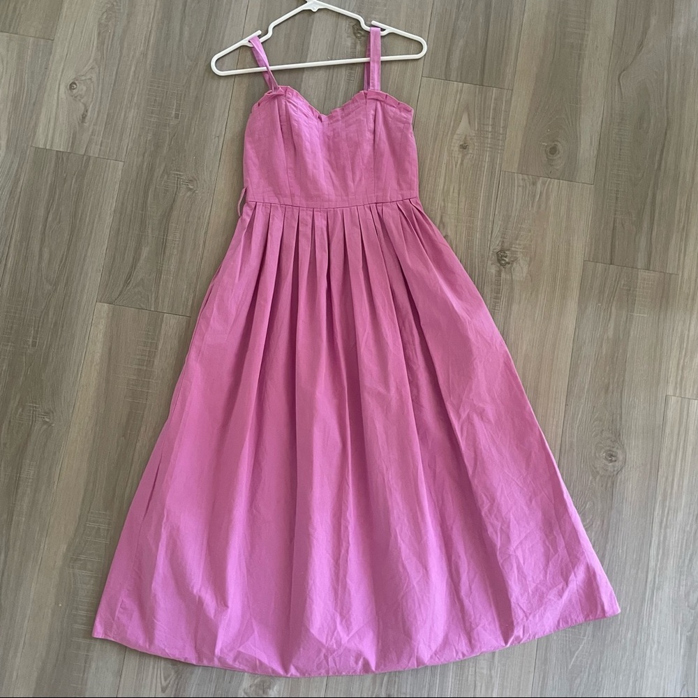 Zara Poplin Midi Dress